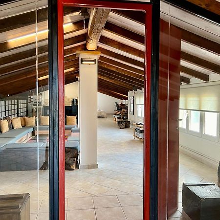 Appartement Σοφιτα Ξυλο Μεταλο Γυαλι à Alykes Potamou Extérieur photo