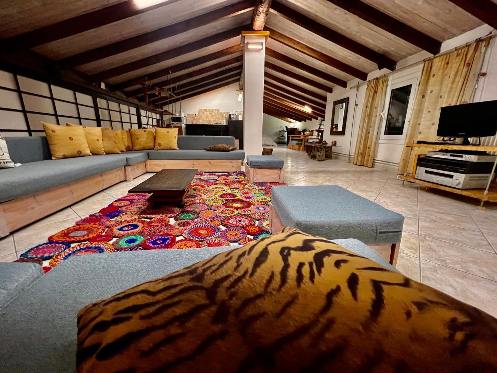 Appartement Σοφιτα Ξυλο Μεταλο Γυαλι à Alykes Potamou Extérieur photo