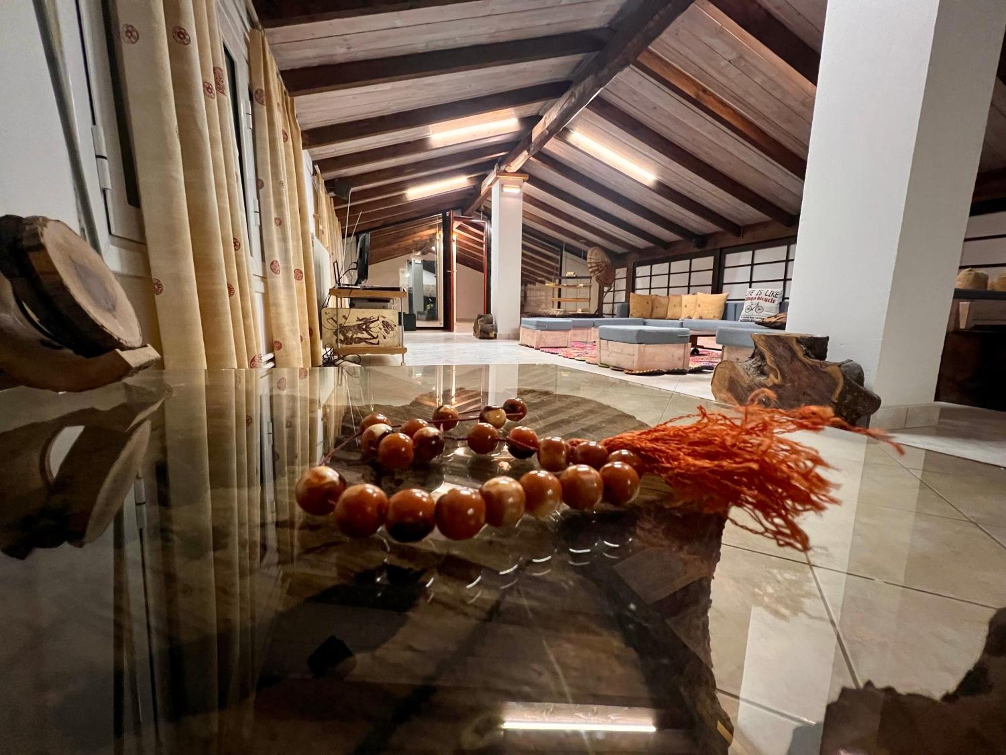 Appartement Σοφιτα Ξυλο Μεταλο Γυαλι à Alykes Potamou Extérieur photo