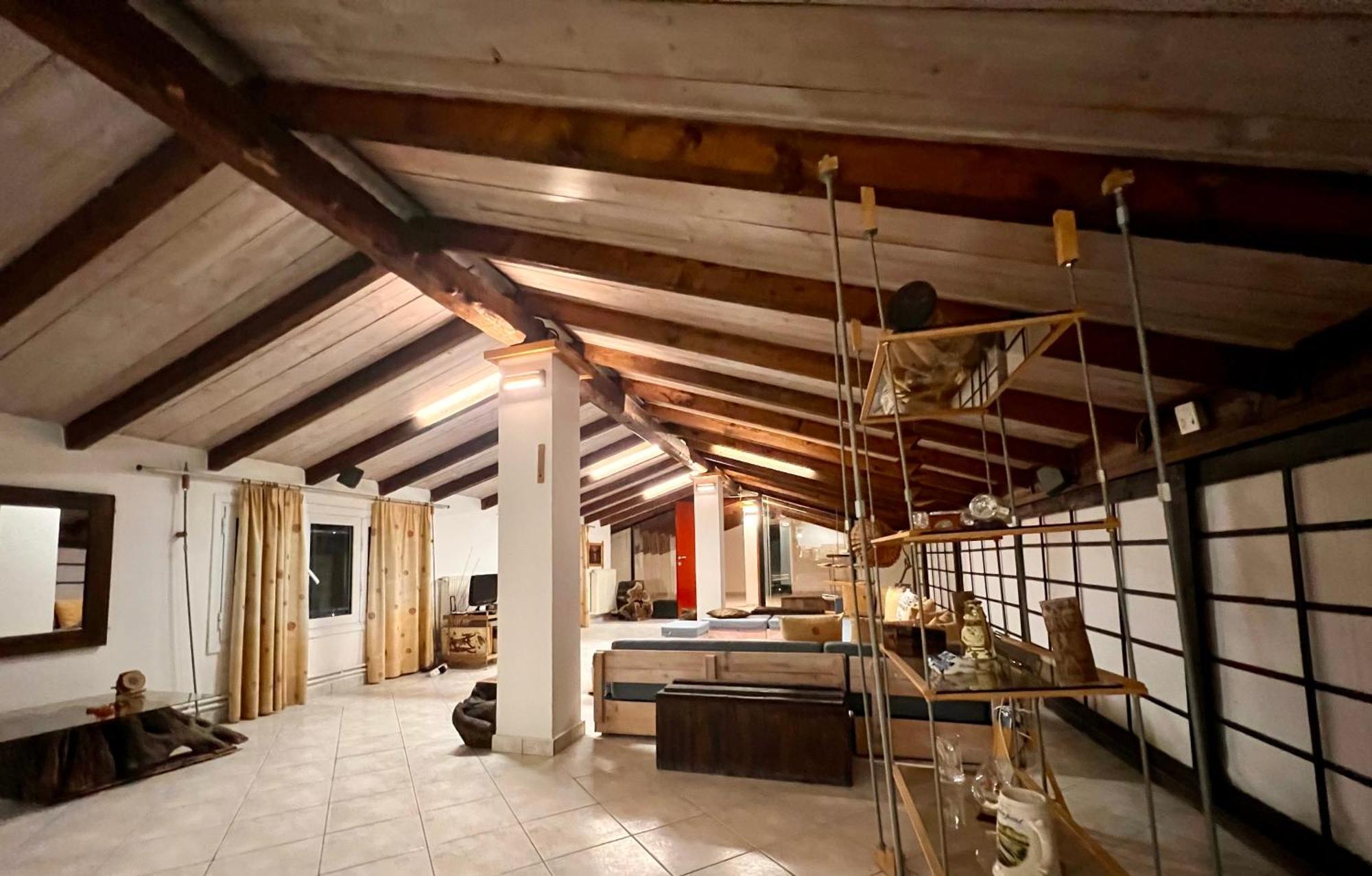 Appartement Σοφιτα Ξυλο Μεταλο Γυαλι à Alykes Potamou Extérieur photo