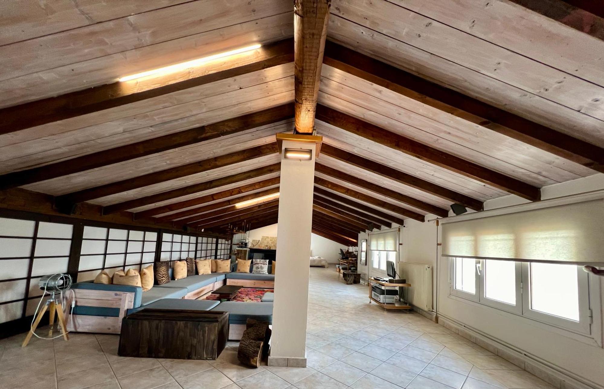 Appartement Σοφιτα Ξυλο Μεταλο Γυαλι à Alykes Potamou Extérieur photo