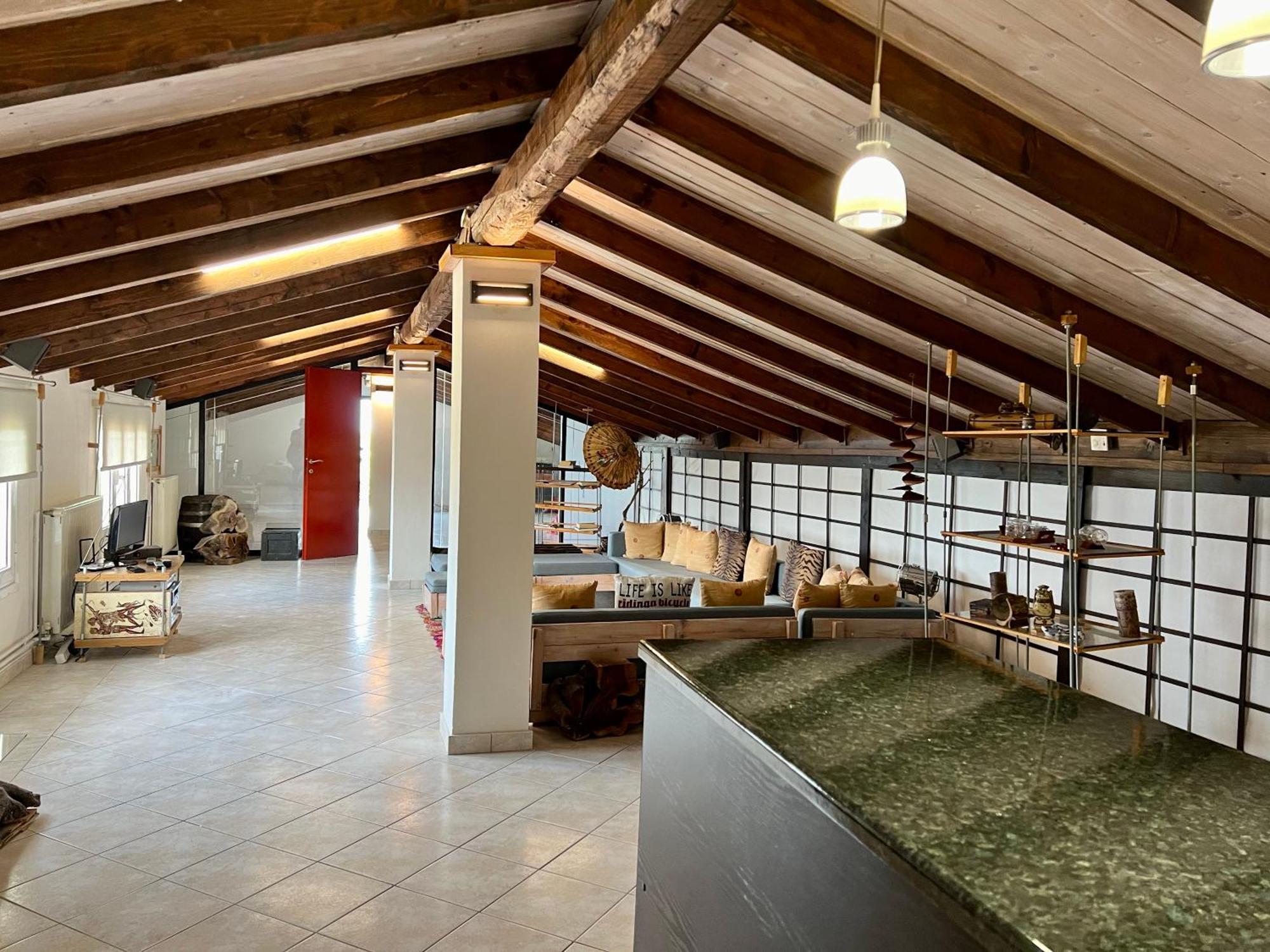 Appartement Σοφιτα Ξυλο Μεταλο Γυαλι à Alykes Potamou Extérieur photo