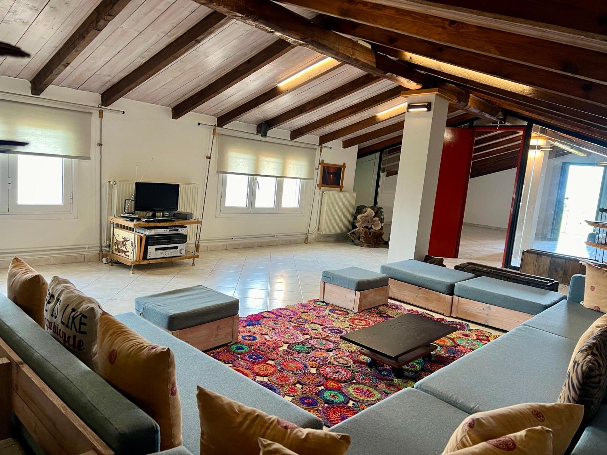 Appartement Σοφιτα Ξυλο Μεταλο Γυαλι à Alykes Potamou Extérieur photo